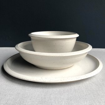 KAVW pasta bowl white