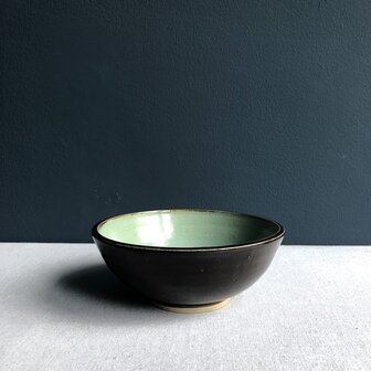 Kom groen/zw KAVW 15 cm