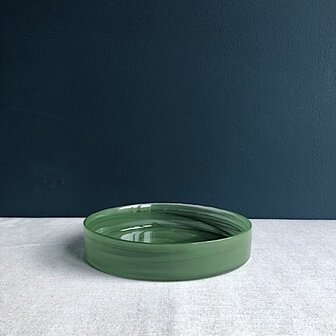 Kom Twirl Green 18 cm [VERHUUR]