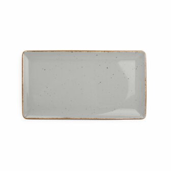 Grey Collect plate 24x13 cm