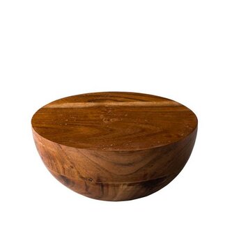 Halve bol L Shapes hout 16 cm