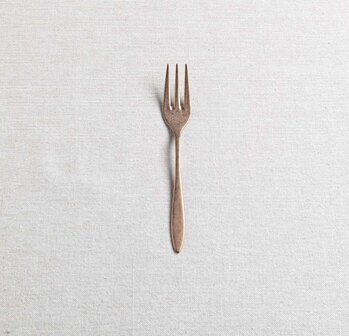 Gioia Bronze cake fork [RENTAL]