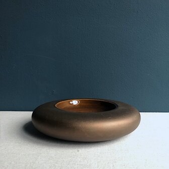 Donut bowl bronze 22 cm [RENTAL]