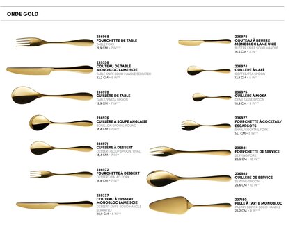 Onde Gold coffee spoon