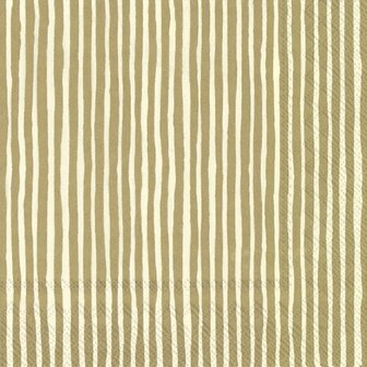 Varvunraita Gold cocktail napkin