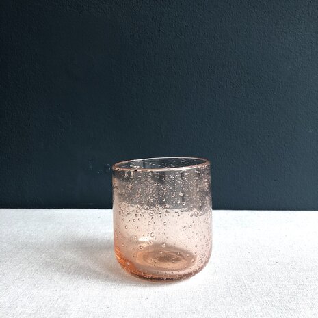 Peach Sparkle glass [RENTAL]