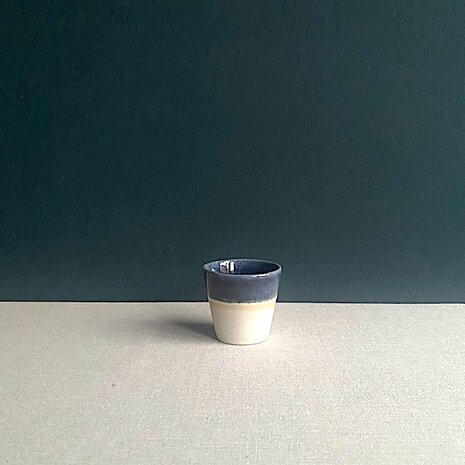 Flow espresso cup blue 10 cl